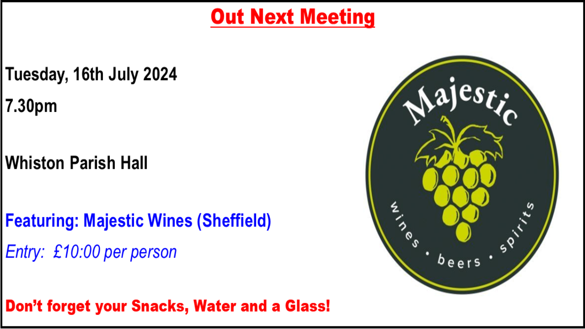 July 2024 Meeting Notice
